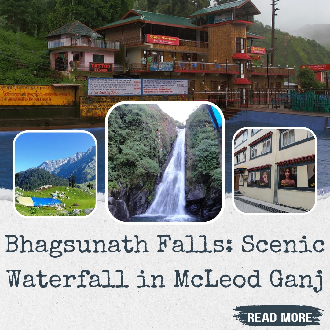 Bhagsunath Falls Scenic Waterfall in McLeod Ganj